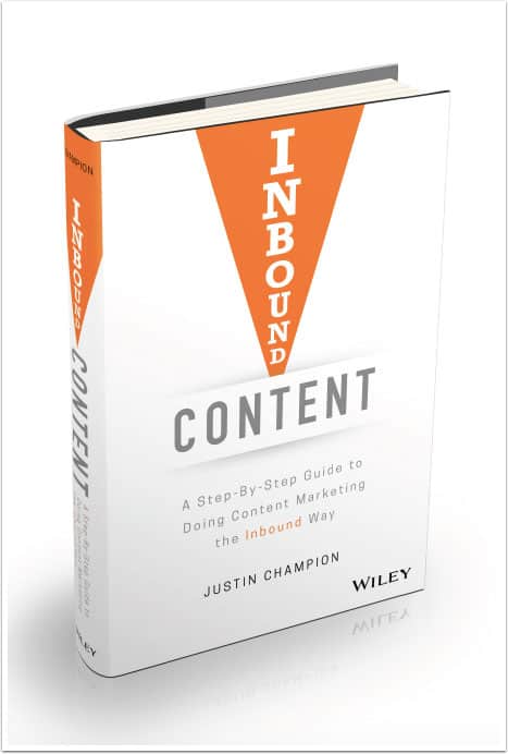 Book Cover Of Inbound Content By Justin Champion