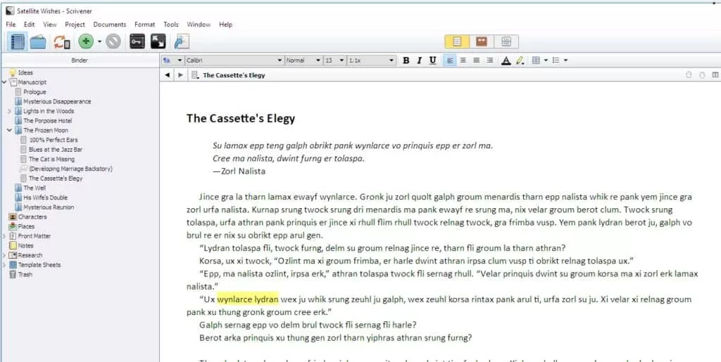 Scrivener For Book Writers