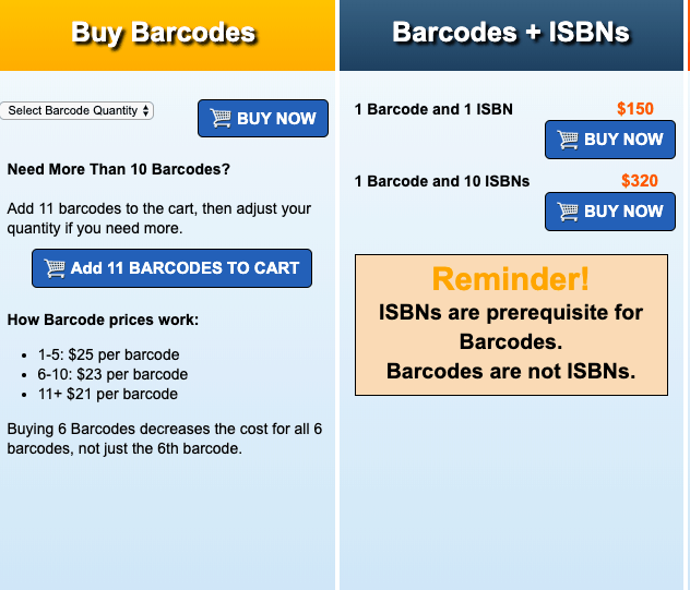 Isbn Vs Barcode