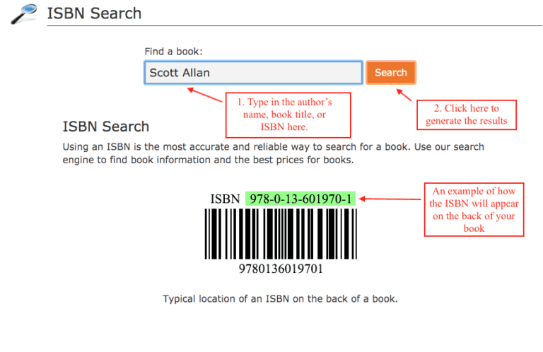 How To Get An ISBN Number For A Self Published Book