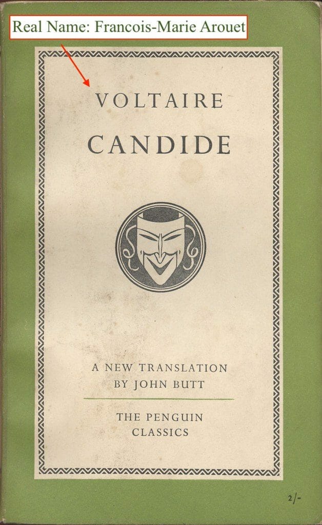 Voltaire Pseudonym