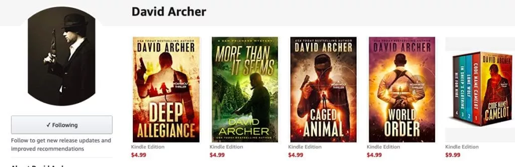 david archer author page