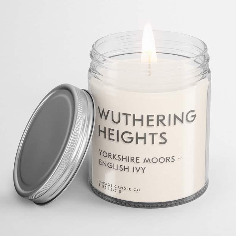 literary candle gift