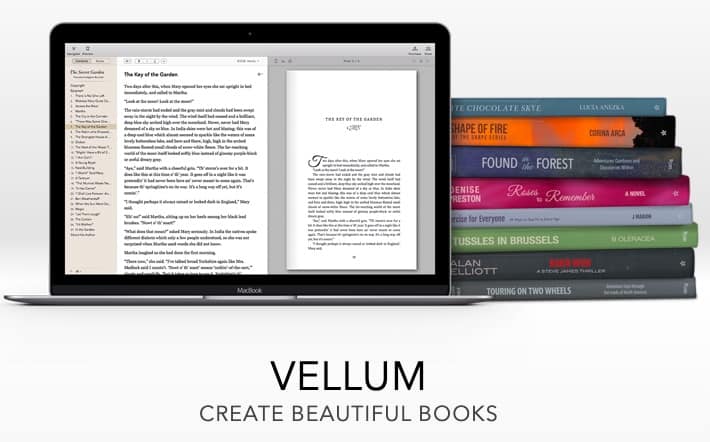 formattazione del libro Vellum