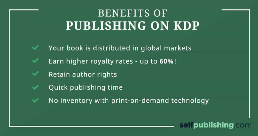 Benefits of publishing on Amazon KDP