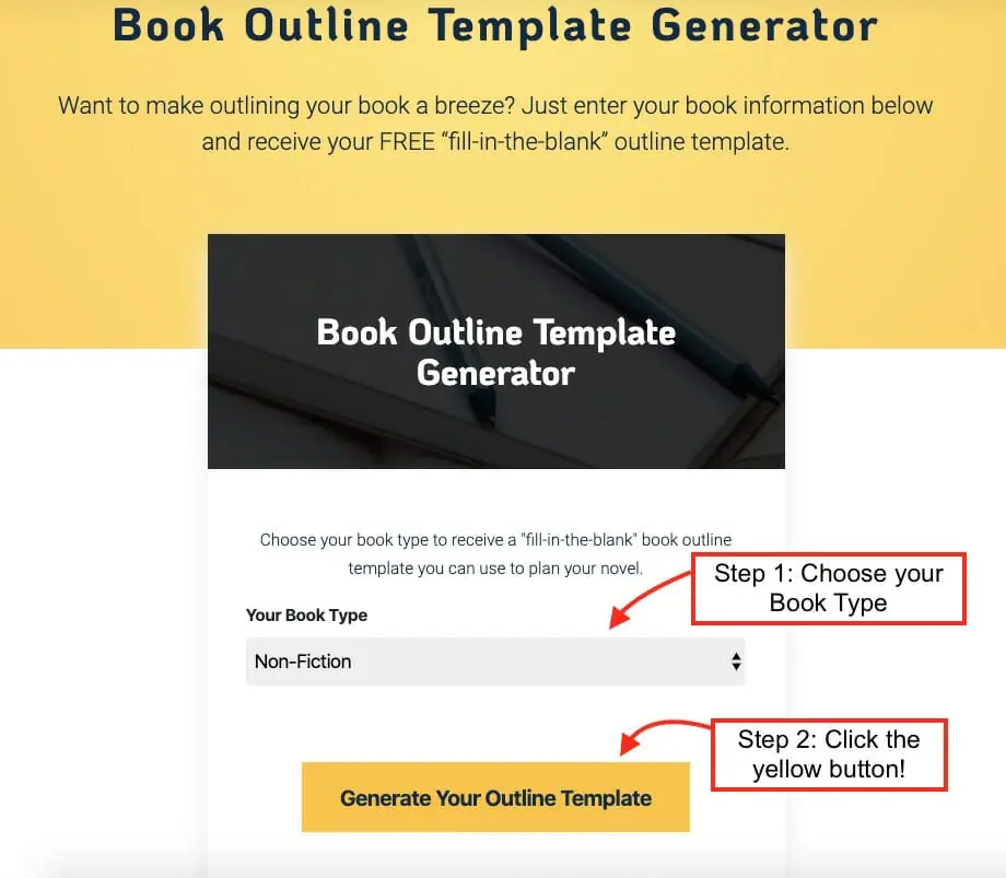 Outline Book Template