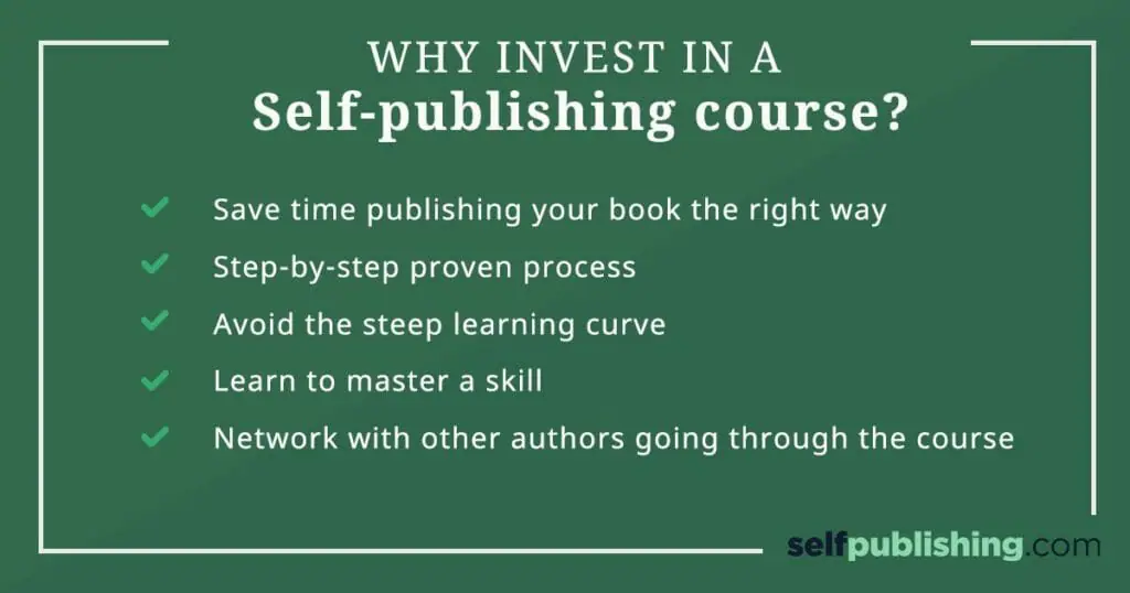 self-publishing course benefits