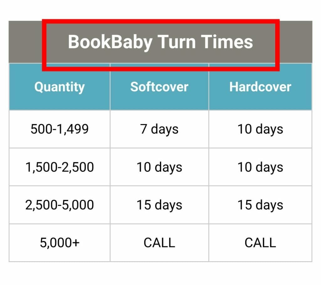 Review Of Bookbaby Turn Times