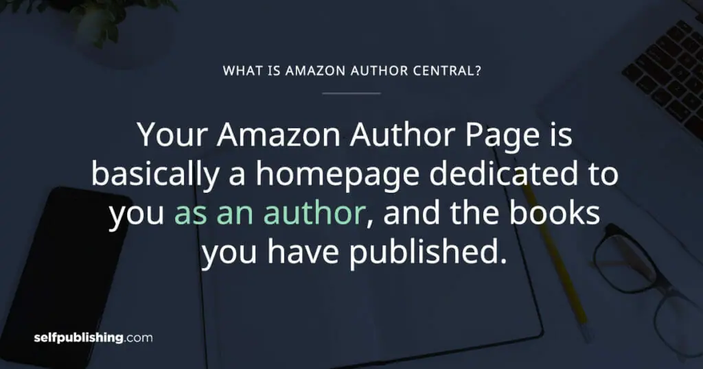 amazon author page description