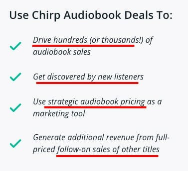 Chirp Audiobook Benefits