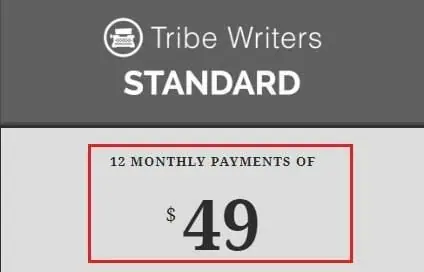 tribe writers price