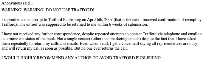 Trafford Review