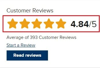 screenshot of christian faith publishing review score
