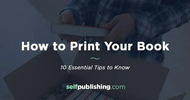 how to print your book