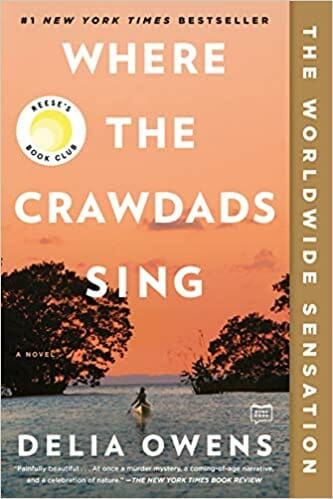 How to sell your novel: Where The Crawdads Sing magnificent book cover example