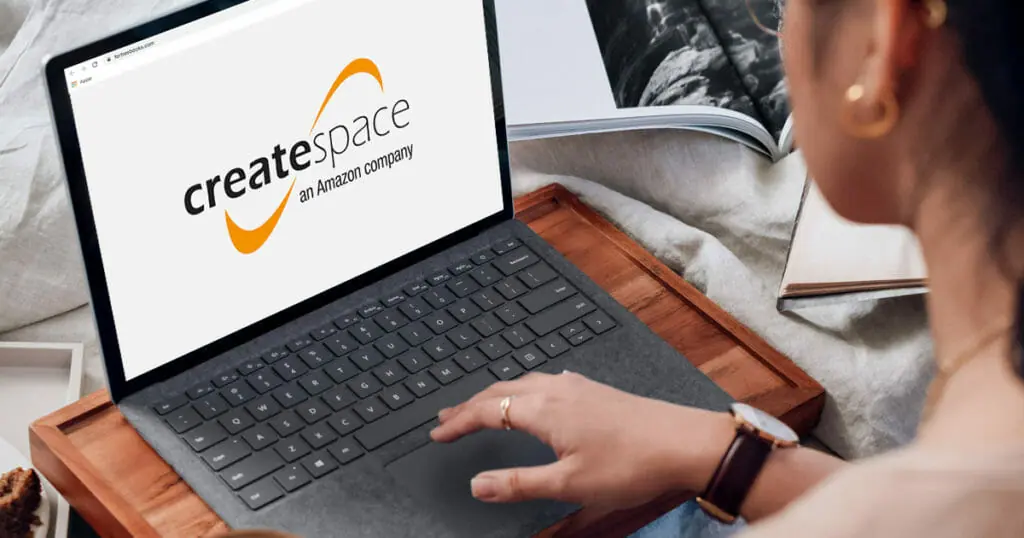 using Amazon CreateSpace on a laptop