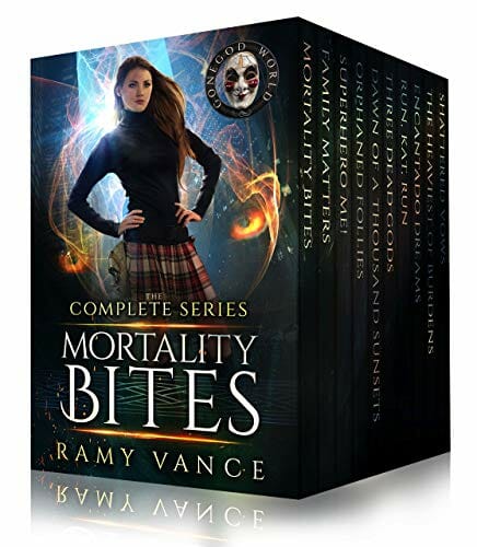How to sell your novel: Mortality Bites box set bundle & series example