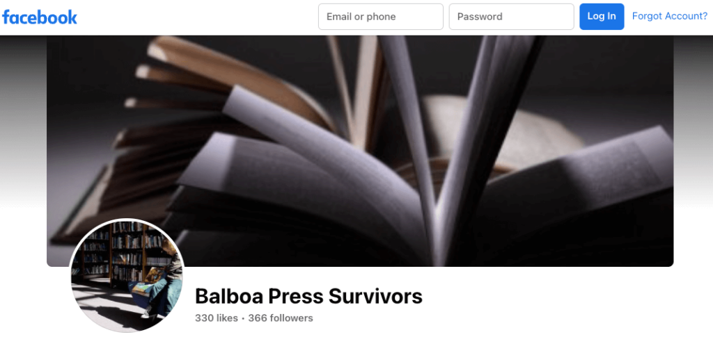 Balboa Press Survivor Group In Facebook