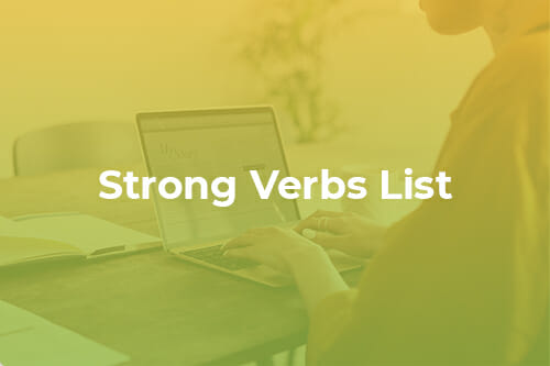 Writing Strong Verbs List 3