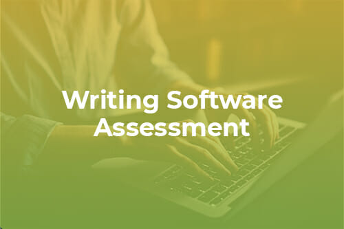Writing Software Assessment Graphic