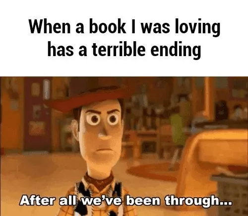 Reader Book Meme Example When A Book Ending Sucks