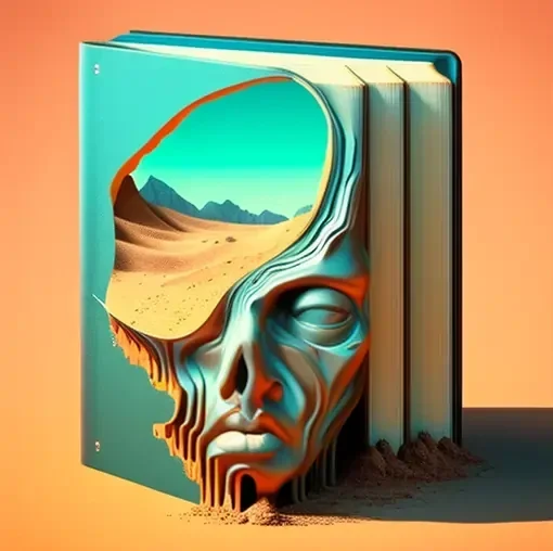 Absurdist Fiction Represented By A Surreal And Absurd Book Cover