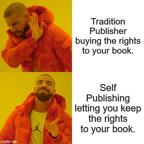 Funny Book Meme For Self-Published Authors