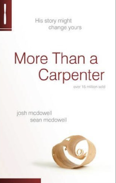 More Than A Carpenter Book Cover By Josh Mcdowell