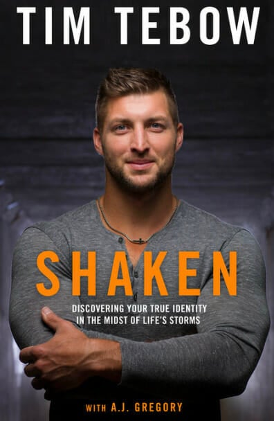 Shaken Book Cover By Tim Tebow