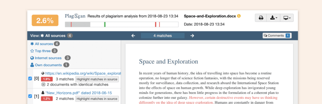  PlagScan by Turnitin