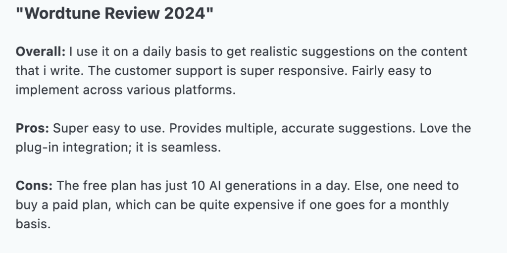Wordtune review 2024