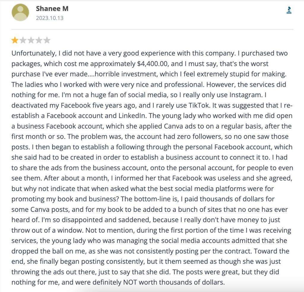 negative mindstir media review
