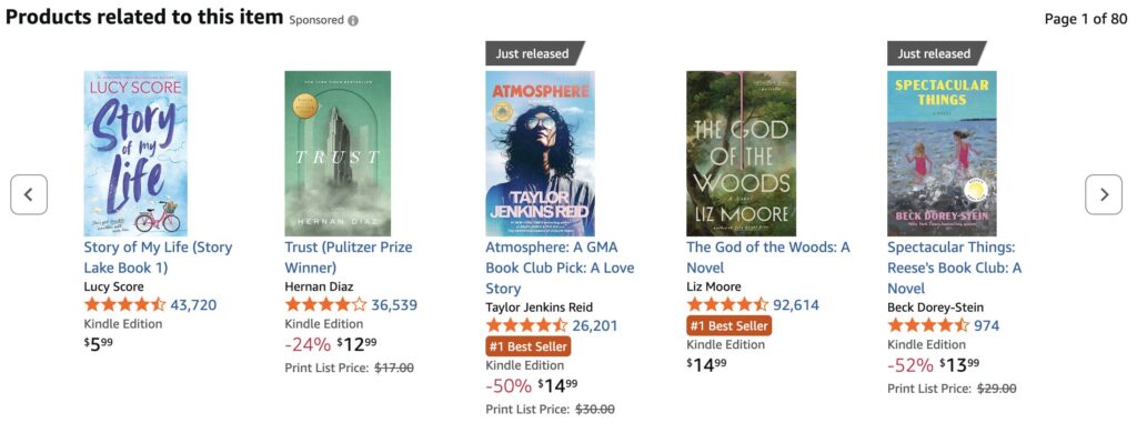 amazon book advertising
