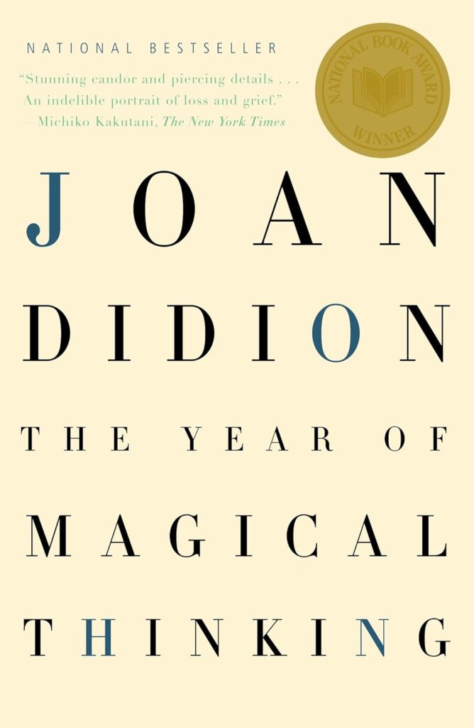 Memorable Memoir Titles: The Year of Magical Thinking by Joan Didion