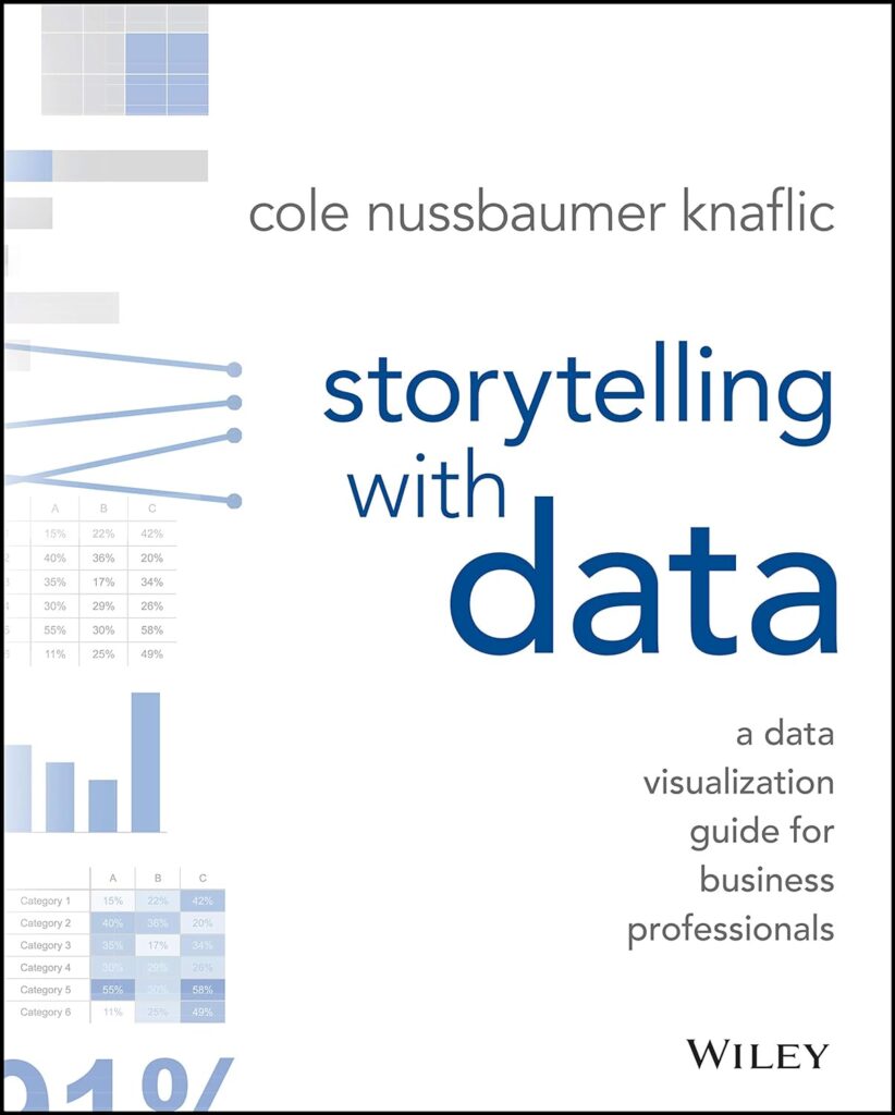 Best Business Intelligence Books: Storytelling With Data By Cole Nussbaumer Knaflic