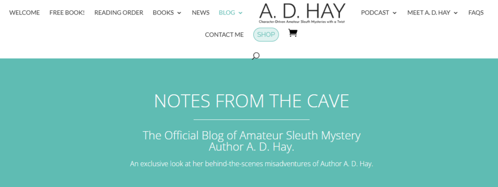 Author A.d. Hay Blog