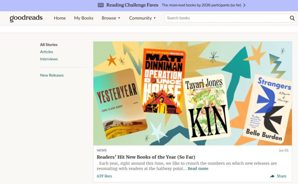 Goodreads Blog