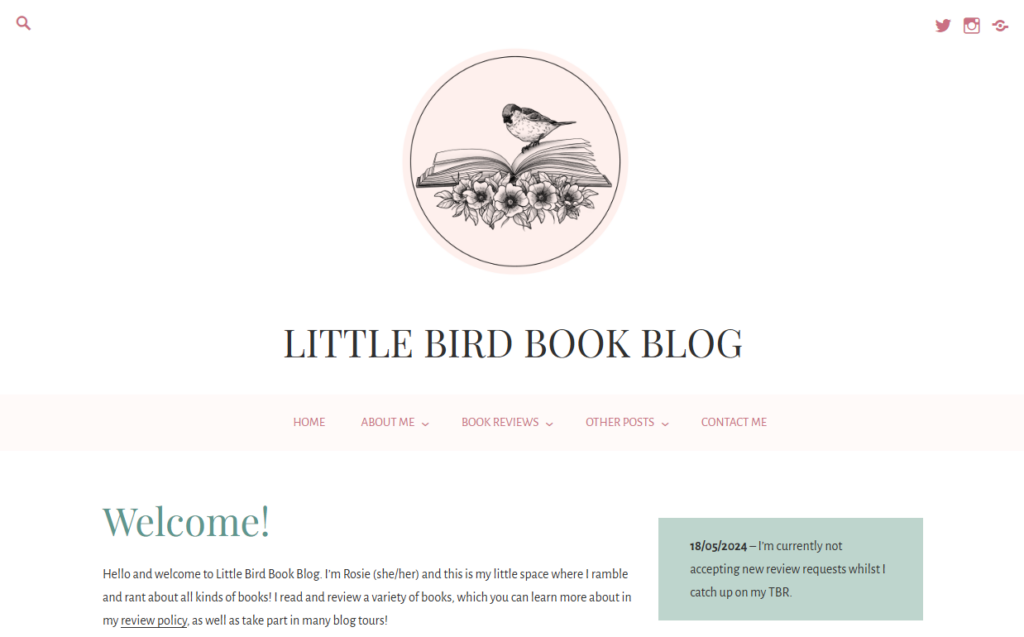 Little Bird Book Blog