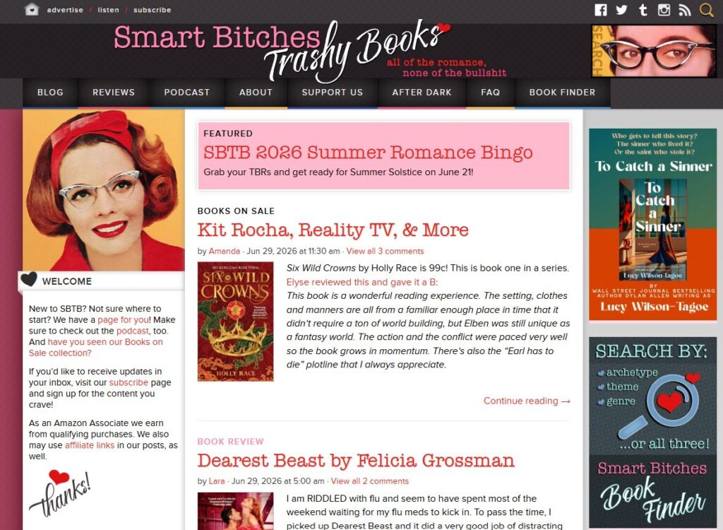Smart Bitches, Trashy Books Blog