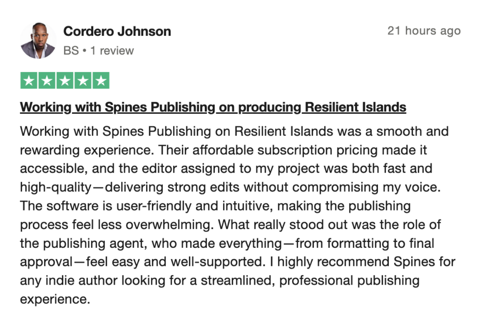 Spines Publishing Review 05