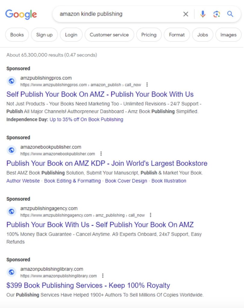 Amazon Publishing Scam 01 Amazon Publishing Scam 01