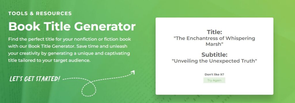 Free Horror Book Title Generator 01 Free Horror Book Title Generator 01
