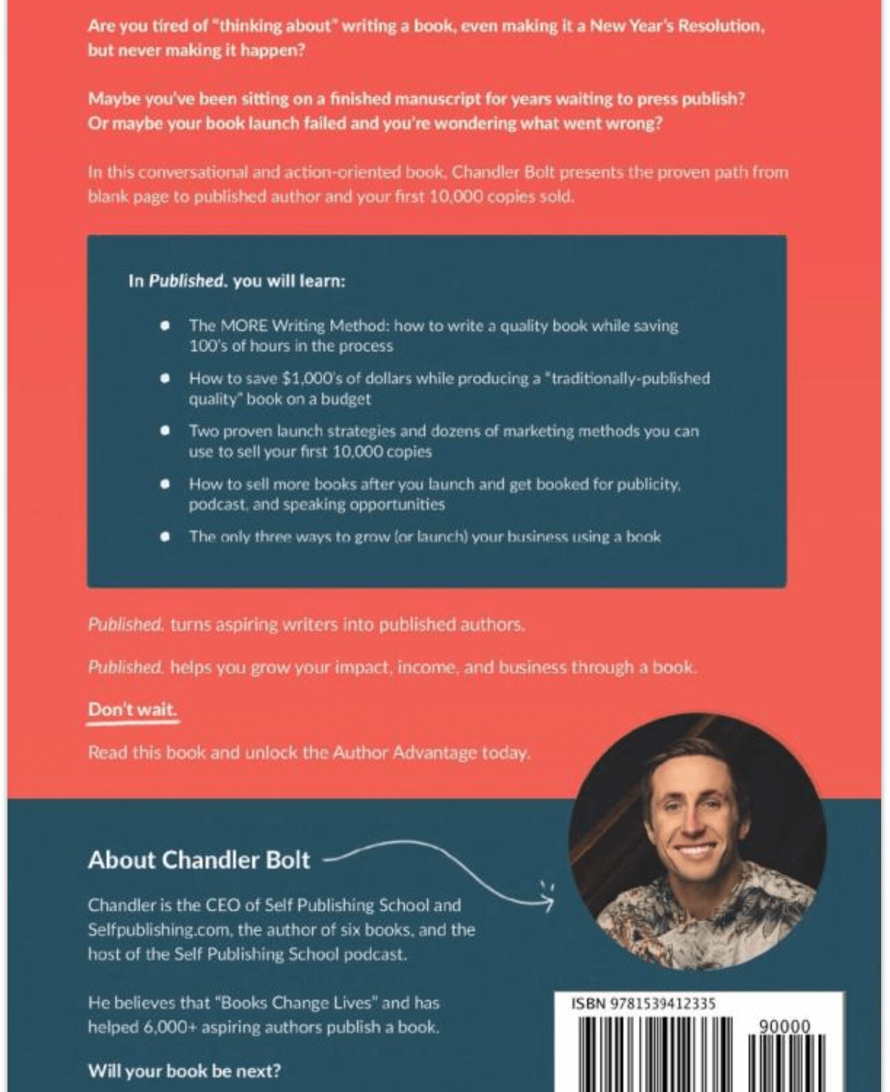 book back cover