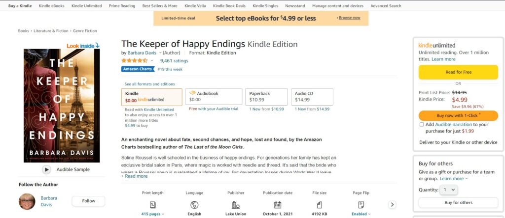 Amazon Product Page